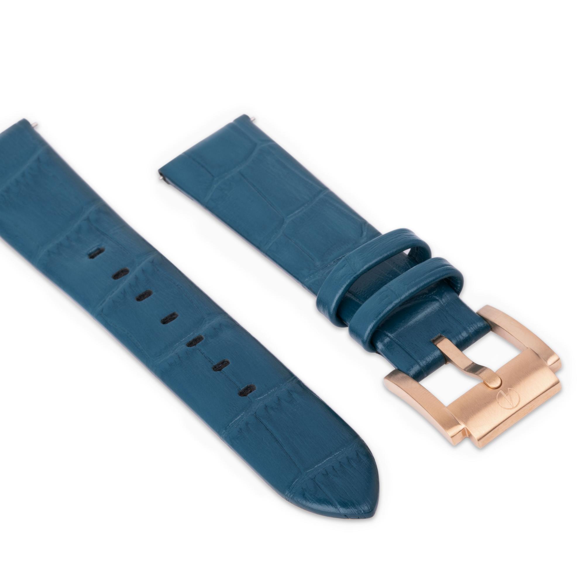 Accurist Origin Ladies Teal Leather 18mm Strap